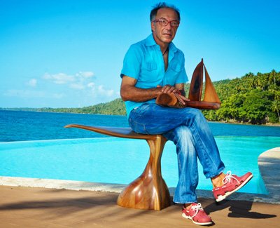 Unique Wood Sculptures hand made in Samana Dominican republic by French artist Philippe Pollet.