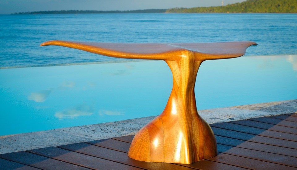 Wood Sculptures in Samana City, Dominican Republic.